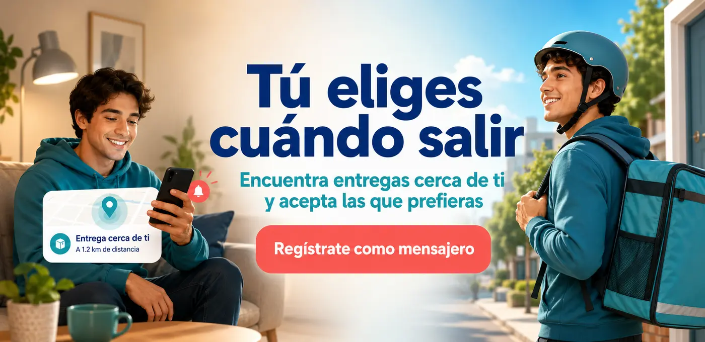 Entregas según tu disponibilidad